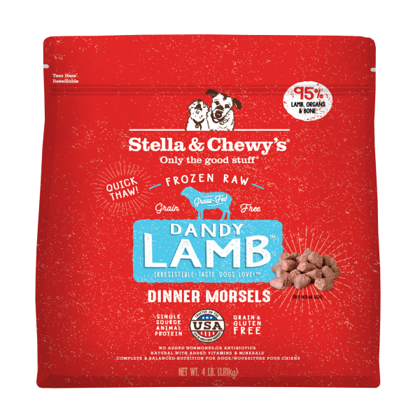 Stella's Dandy Lamb Morsels Frozen Dinner 4lb