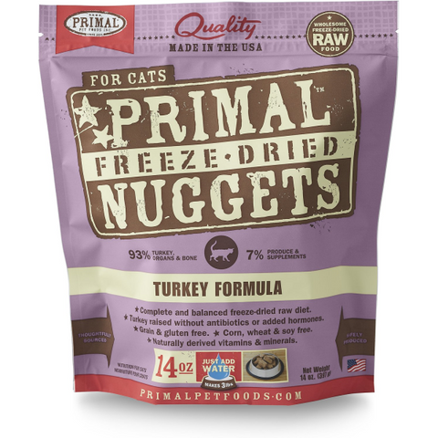 Primal Cat Freeze-Dried Turkey Nuggets