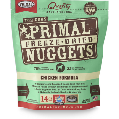Primal Dog Freeze-Dried Chicken Nuggets
