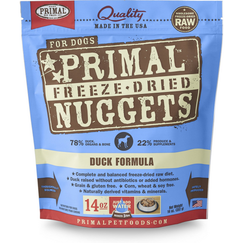 Primal Dog Freeze-Dried Duck Nuggets