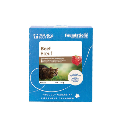 Red Dog Blue Kat Foundations Cat Beef 24 x 1/4 lb