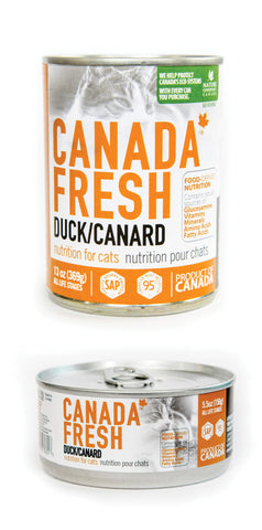 PetKind Canada Fresh Nutrition For Cats Duck Formula 12 x 13oz cans