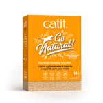 Catit! Go Natural!! Pea Husk Clumping Cat Litter - Vanilla 14L