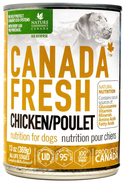 Canada Fresh Nutrition Chicken Formula for Dogs 12 x 13oz cans