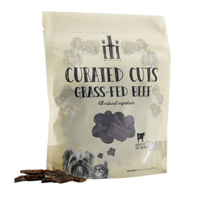iTi Grass-Fed Beef Cuts Treats for Dogs or Cats 3.5oz