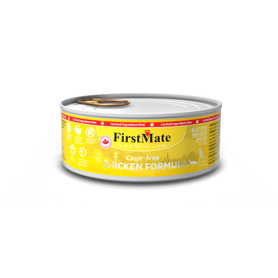 FirstMate's Can Free-Run Chicken for Cats 24 x5.5 oz.