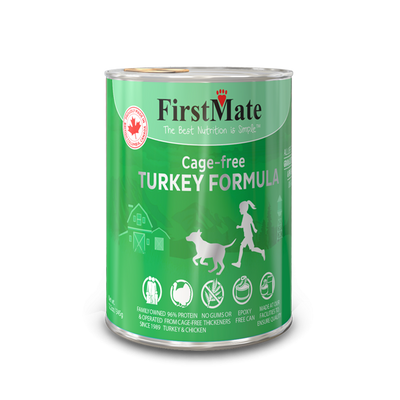 FirstMate's Can Free-Run Turkey for Dogs or Cats 12 x12.5 oz.