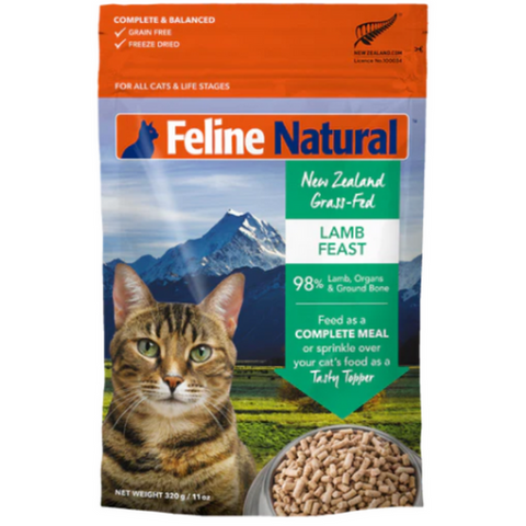 Feline Natural - Lamb Feast Freeze Dried 11oz