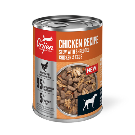 Orijen  Chicken Stew with Shredded Chicken for Dogs 12x 363 gr cans
