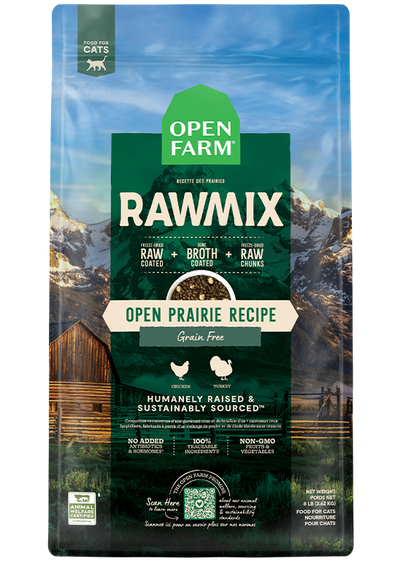 Open Farm RAWMIX Open Prairie Grain Free Recipe for CATS