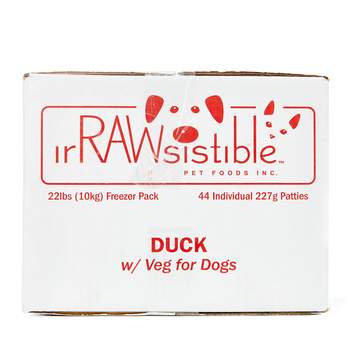 Irawsistible Duck with Fruits Vegetables and Supplements