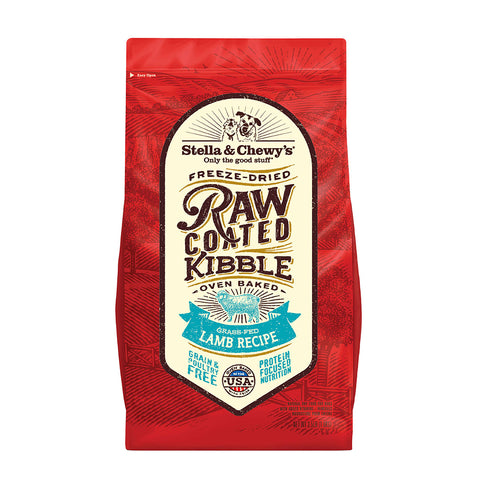 Stella & Chewy's Raw Coated Kibble Cage Free Lamb for dogs 22 lbs.