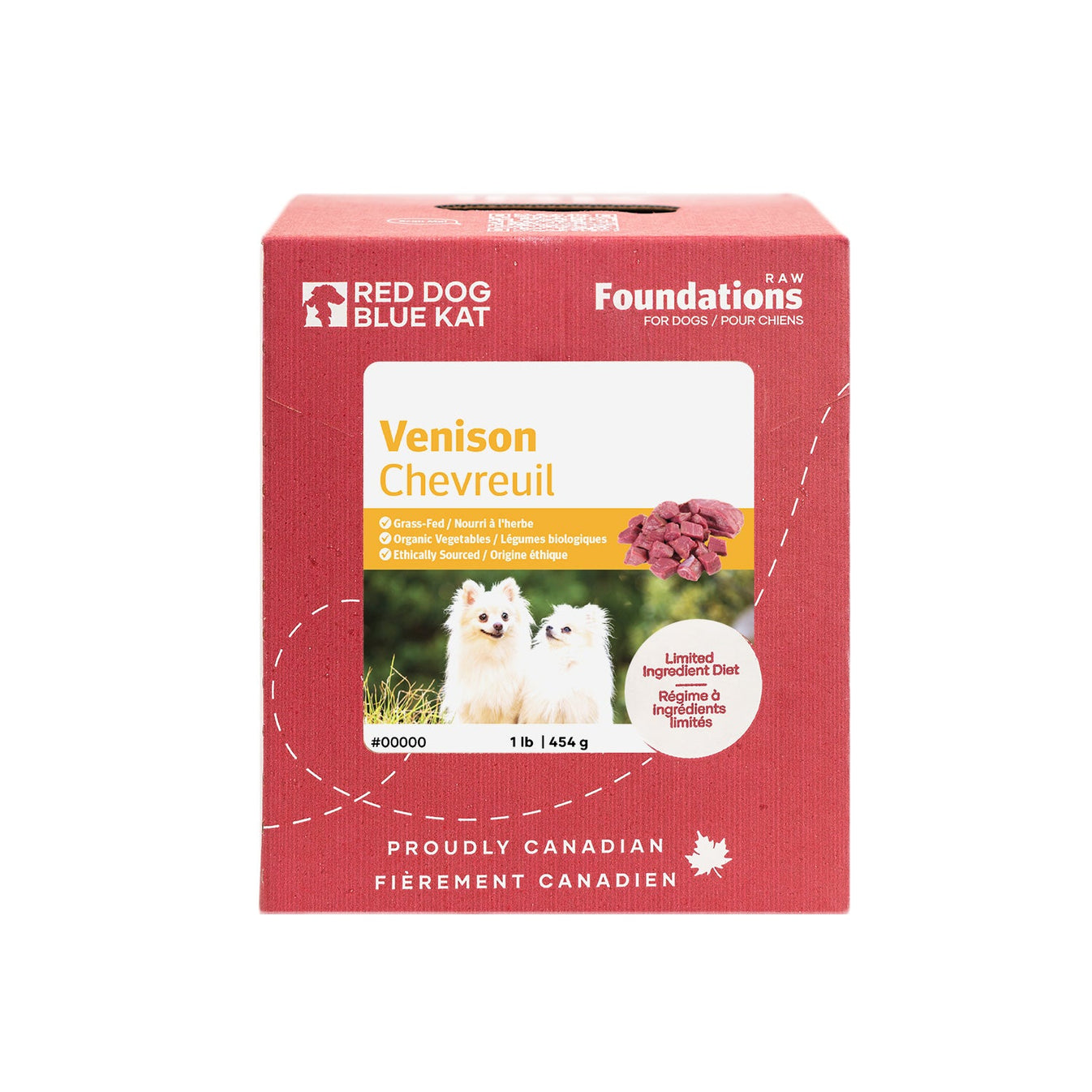 Red Dog Blue Kat Foundations Dog Venison Naturally Urban Pet Store