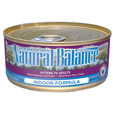 Natural Balance Ultra Premium Indoor Canned Cat Formula 24 x 5.5 oz. cans