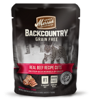 Merrick Backcountry Real Beef Cuts 24 x 3 oz pouches