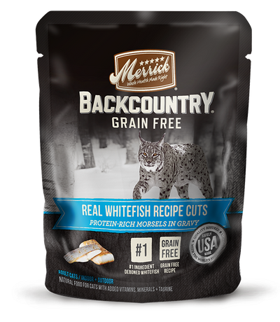 Merrick Backcountry Real Whitefish Cuts 24 x 3 oz pouches