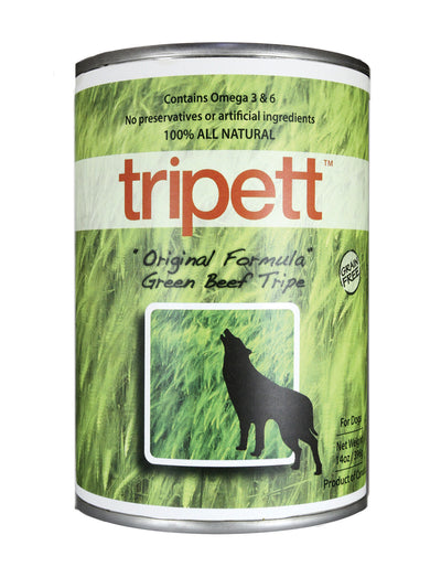 Tripett Green Beef Tripe 12 x 396 gr cans.
