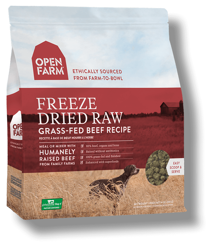 Freeze dried top raw dog food