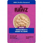 RAWZ Shredded Chicken Breast & Coconut Oil Pouch 8x2.46oz