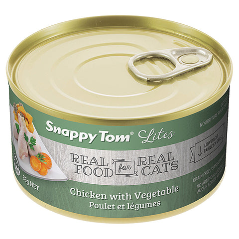 Snappy Tom Lites Chicken with Vegetables 24 x 85Grams for Cats