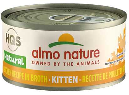 ALMO NATURE HQS NATURAL CAT - Kitten Chicken 24 X 70 gram cans