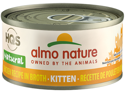 ALMO NATURE HQS NATURAL CAT Kitten Chicken 24 X 70 gram cans