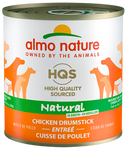 ALMO NATURE HQS NATURAL DOG Chicken Drumstick entrée 12 X 280 gram cans