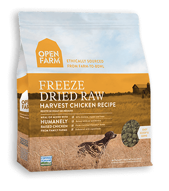 Open Farm Harvest Chicken Freeze Dried Raw Dog Food 13.5 oz