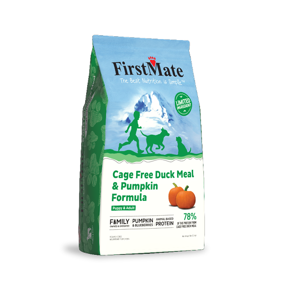 FirstMate Cage Free Duck Meal & Pumpkin Formula 25 Lb
