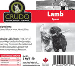 Crudo Plain Lamb  44 Lb Box