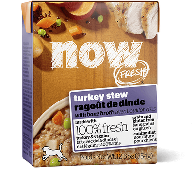 Now Fresh Grain Free Turkey Stew with Bone Broth 12 x 12.5oz Tetra Pak cartons