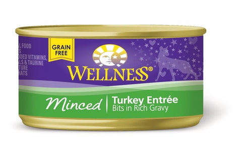 Wellness Minced Turkey Entree 24 x 5.5 oz. cans