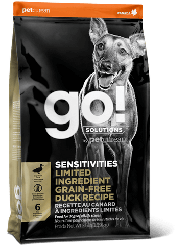 go! Sensitivity + Shine Limited Ingredient Duck (grain free)  Recipe 22 lbs.
