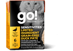 GO! Sensitivities LID Duck Pate 24/6.4OZ