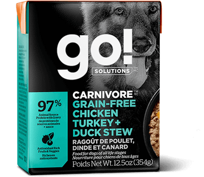 GO! Carnivore Chicken Turkey & Duck 12/12.5OZ