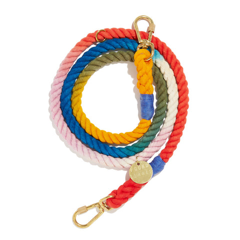 Found My Animal The Henry Ombre Cotton Rope Dog Leash - Adjustable