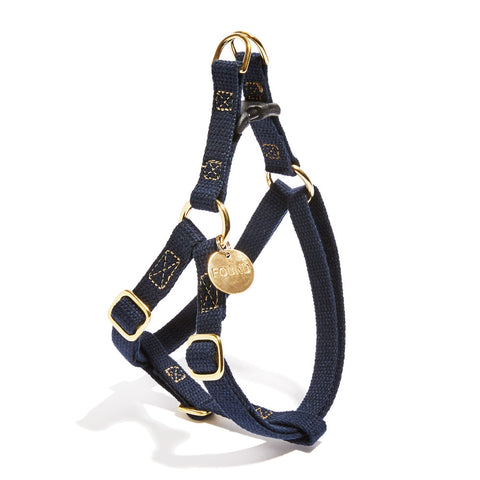 Found My Animal Classic Cotton Harness - Navy