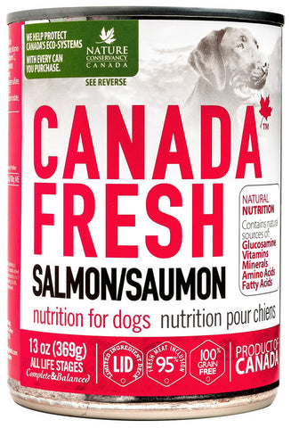 Canada Fresh Nutrition Salmon Formula for Dogs 12 x 13oz cans