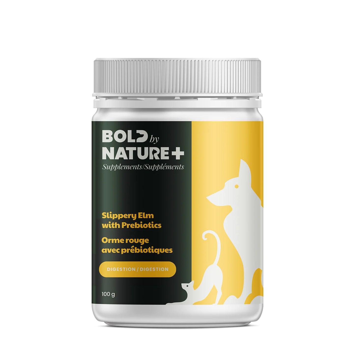 Bold by Nature Supplements Slippery Elm with Prebiotics for Dogs or Cats 100mL