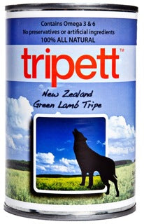TRIPETT Dog New Zealand Green Lamb Tripe 12 /369g